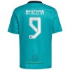 Maglia ufficiale Real Madrid Karim Benzema 9 Alternativa 2021-22 per Uomo